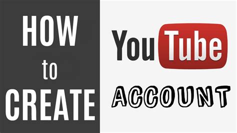 how to make a youtube account.